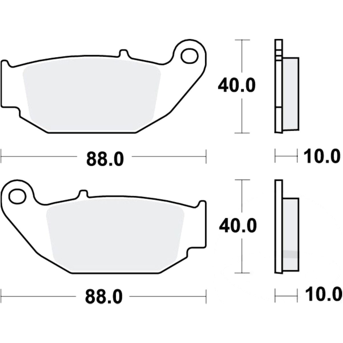 Trw mcb867 bremsbeläge bremsklotz standard von TRW