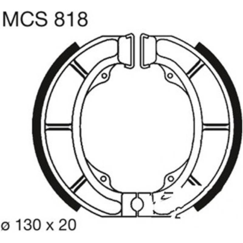 Trw mcs818 bremsbacken mit feder von TRW