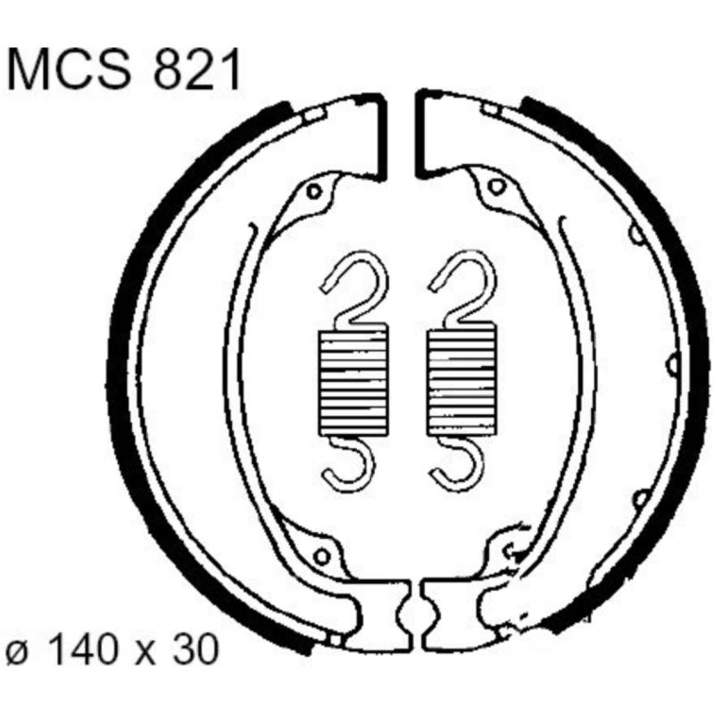 Trw mcs821 bremsbacken mit feder von TRW