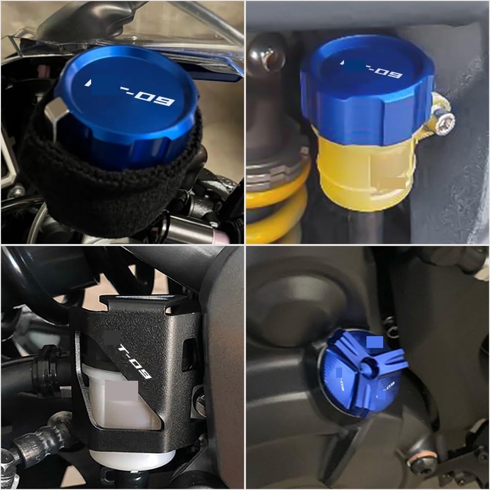 Bremsflüssigkeit Kraftstoffbehälter Abdeckkappe Für MT09 SP Für TRCAER 9 GT FZ09 2021-2024 Für MT-09 Vorne Hinten Brems Flüssigkeit Reservoir Tank Abdeckung Öl Einfülldeckel Bremsflüssigkeit Kraftstoffbehälter Abdeckkappe Für MT09 SP Für TRCAER 9 GT FZ09 2021-2024 Für MT-09 Vorne Hinten Brems Flüssigkeit Reservoir Tank Abdeckung Öl Einfülldeckel von TRWWFEXO