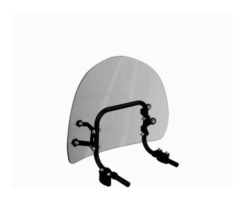 Windschild Luftabweiser Für S&ym Für 4MICA Frontscheibe Motorrad Zubehör Windschutzscheibe Panel Windschutzscheibe Deflektor Frontscheibe Windschutz von TRWWFEXO