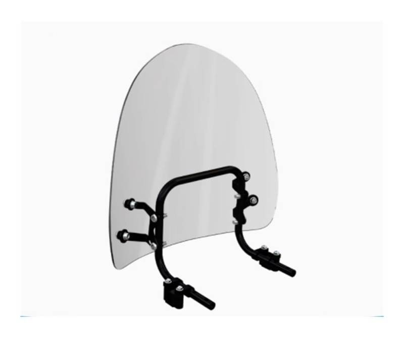 Windschild Luftabweiser Für S&ym Für 4MICA Frontscheibe Motorrad Zubehör Windschutzscheibe Panel Windschutzscheibe Deflektor Frontscheibe Windschutz von TRWWFEXO