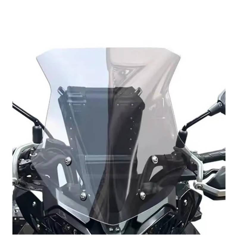 Windschild Luftabweiser Für TRK702 Für TRK702X Motorrad Zubehör Windschutz Bildschirm Windabweiser Bildschirm Double Bubble Windschutzscheibe von TRWWFEXO