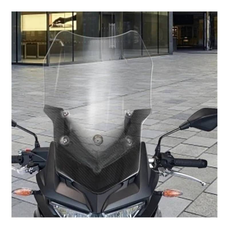 Windschild Luftabweiser Motorrad Zubehör Windschutzscheibe Windschutz Front Glas Für Lo&ncin Für Voge Für 650DS Windschutzscheibe Verkleidung Windabweiser von TRWWFEXO