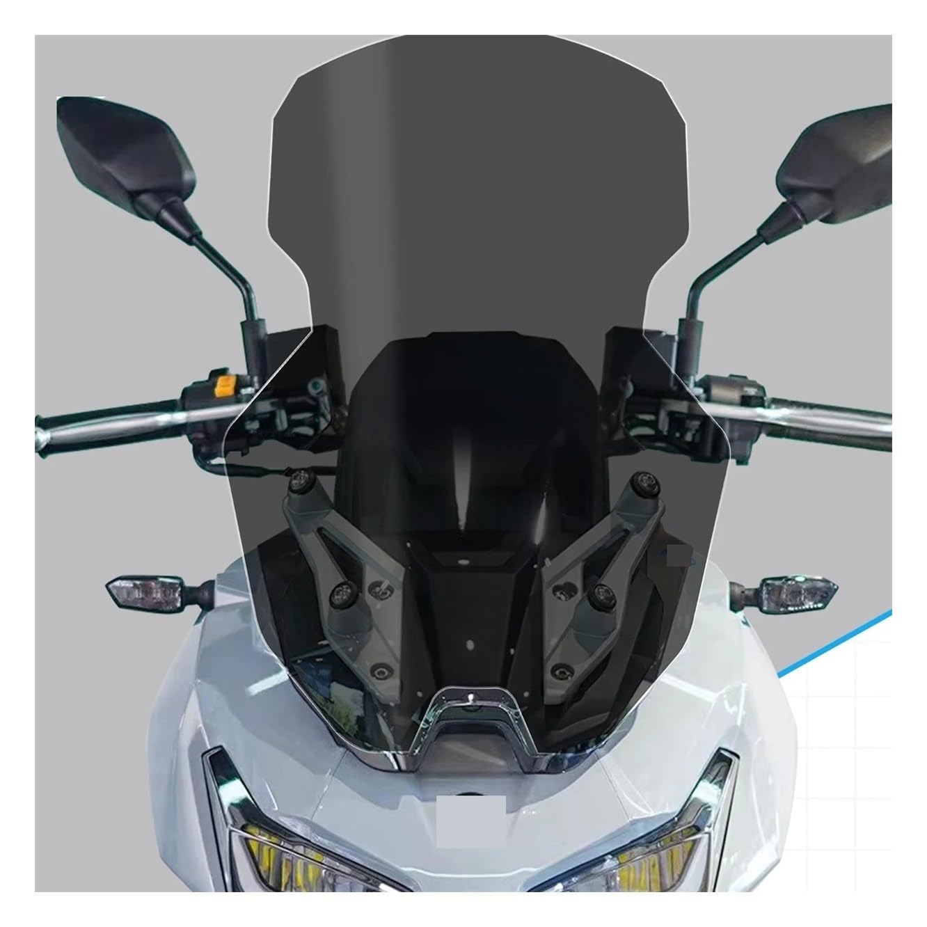 Windschild Luftabweiser Windschutzscheibe Für S&ym Für ADX 125 2023 2024 Motorrad Zubehör Windschutzscheibe Windabweiser Frontscheibe Windabweiser von TRWWFEXO