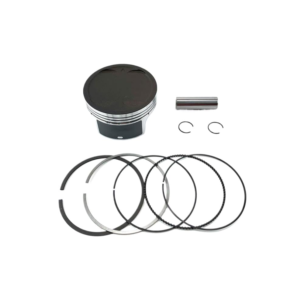 Motorradzubehör Motorrad Zylinder Kit 84mm Zylinder Block Kolben Ring Dichtung Kompatibel Mit 250CC Upgrade Auf 300CC Teile NC250 NC300 Zubehör(Piston Ring Kit) von TReCVd