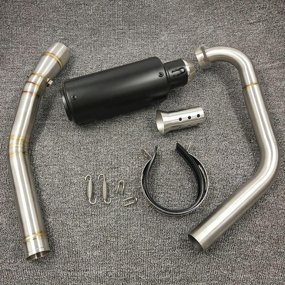 Motorradzubehör Muffler Middle Link Tube modifiziert, um kompatible Modelle wie Style YZF R15 MT15 MT125 2008 2016 2016 2017 Motorräder Zubehör(A2) von TReCVd