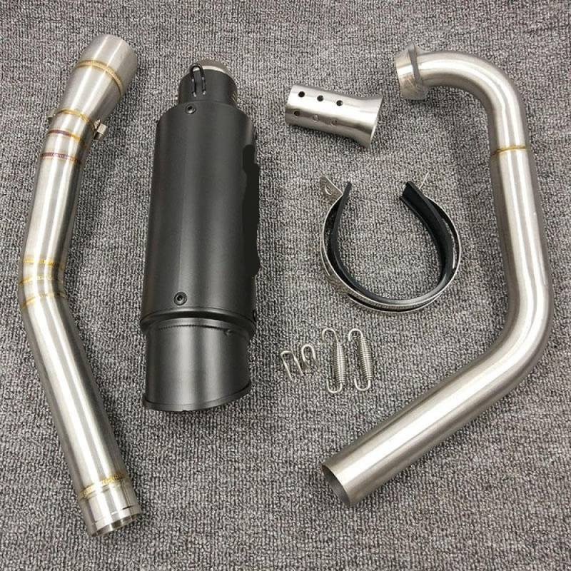 Motorradzubehör Muffler Middle Link Tube modifiziert, um kompatible Modelle wie Style YZF R15 MT15 MT125 2008 2016 2016 2017 Motorräder Zubehör(A3) von TReCVd