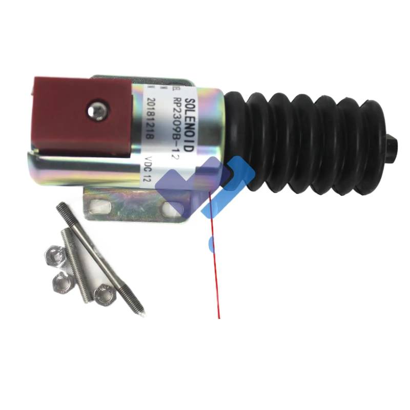 12 Volt Dieselmotor-Abschaltmagnet RP2309B RP2310B kompatibel Kompatibel mit Baggermotor-Abschaltmagnet-Zubehör 3 Monate von TRyYCB