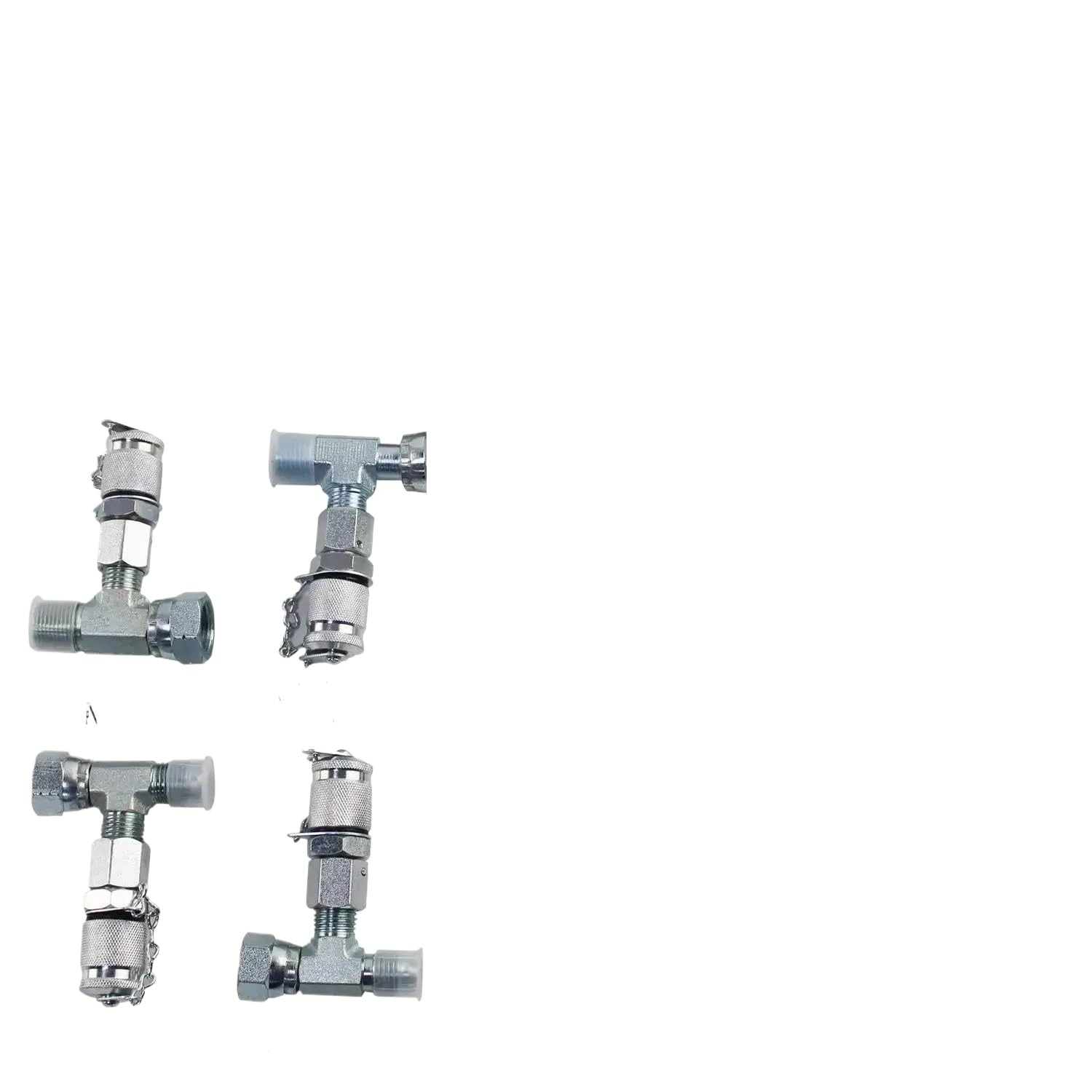 14-teiliges T-Stück-Adapter-Verbindungsset, kompatibel mit hydraulischen Manometer-Test-Diagnosewerkzeug-Komponenten mit einem Jahr von TRyYCB