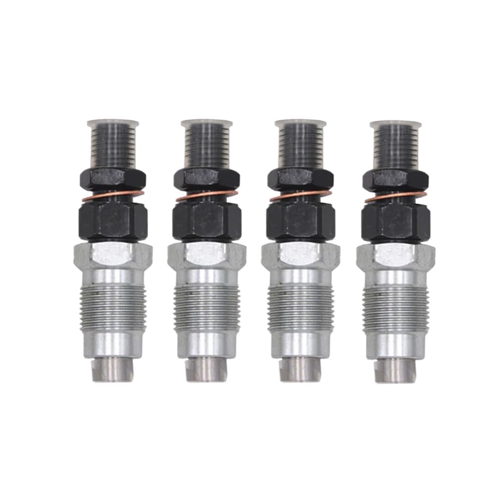 4-teiliges Einspritzdüsen-Set, kompatibel mit Kubota V1505 V1205 V1305 V1505T, Aftermarket-Teile 1G06553900 1G06553902 von TRyYCB