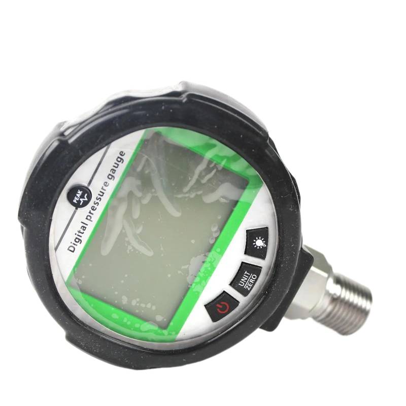 Digitales Manometer 0,1 bis 80 MPA 11600 PSI G1/2-Anschluss 0,4 Prozent FS-Genauigkeit Kompatibel mit hydraulischen Gas- und Wasserdruck mit schützendem Silikagelgehäuse von TRyYCB