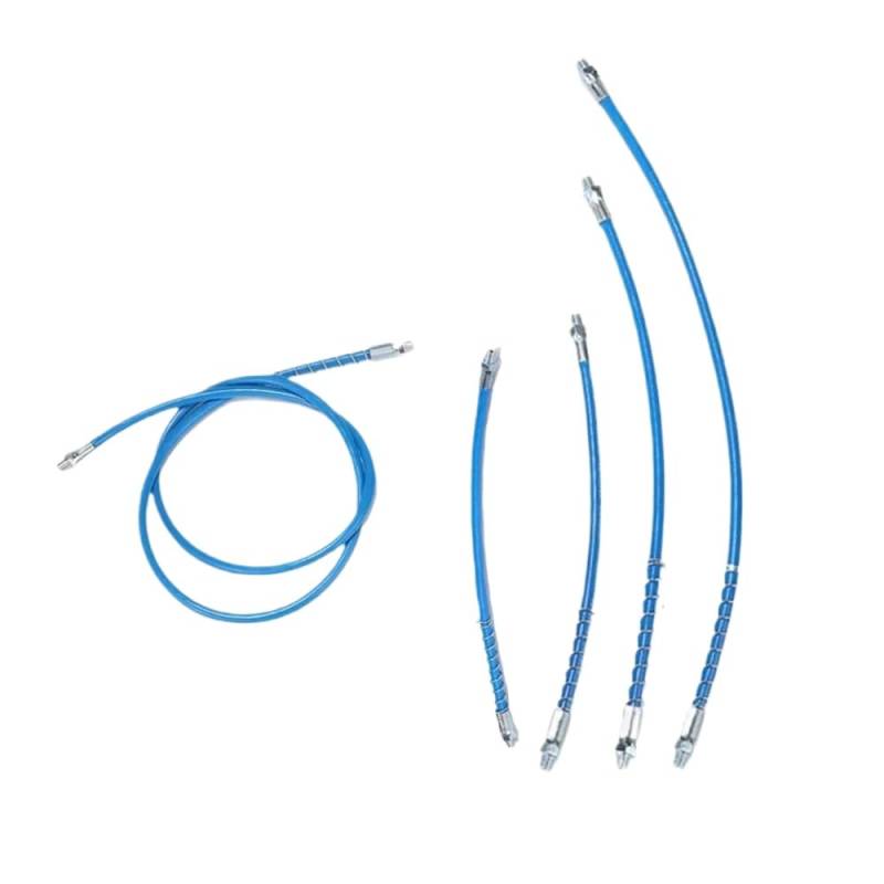 Hochwertige, Flexible Schmierölschlauchkupplung, 40–100 cm, kompatibler Fettpressenschlauch, 10 mm Durchmesser, 10.000 PSI, druckbeständig, explosionsgeschützt(80cm) von TRyYCB