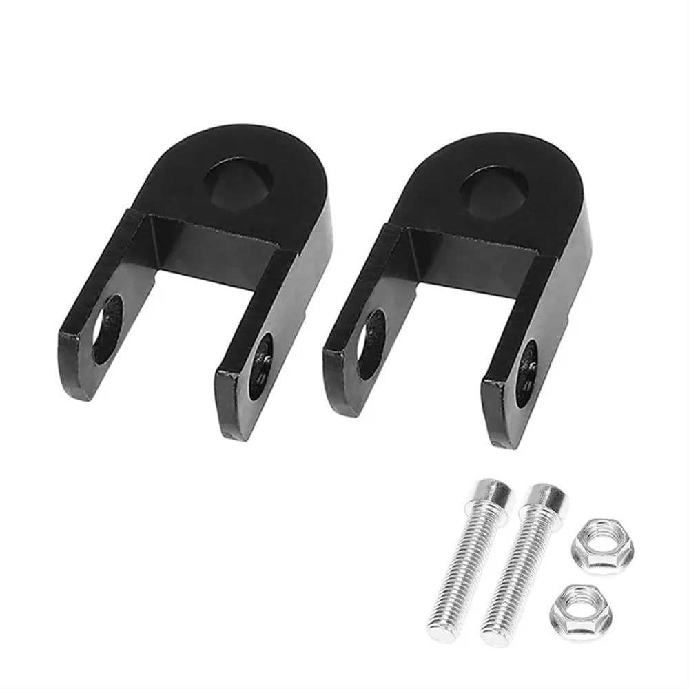 Universal Motorrad Dirt Bike Stoßdämpfer Höhe Erweiterung Aluminium Legierung Spacer Jack Riser Kompatibel Motorrad Zubehör 2Pcs(Small) von TRyYCB