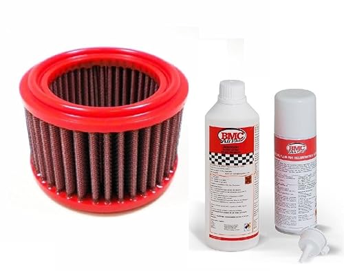 BMC Luftfilter+Reiniger Set kompatibel mit Royal Enfield Classic 500 unbekannt Bj. 2009- von TSS Handel