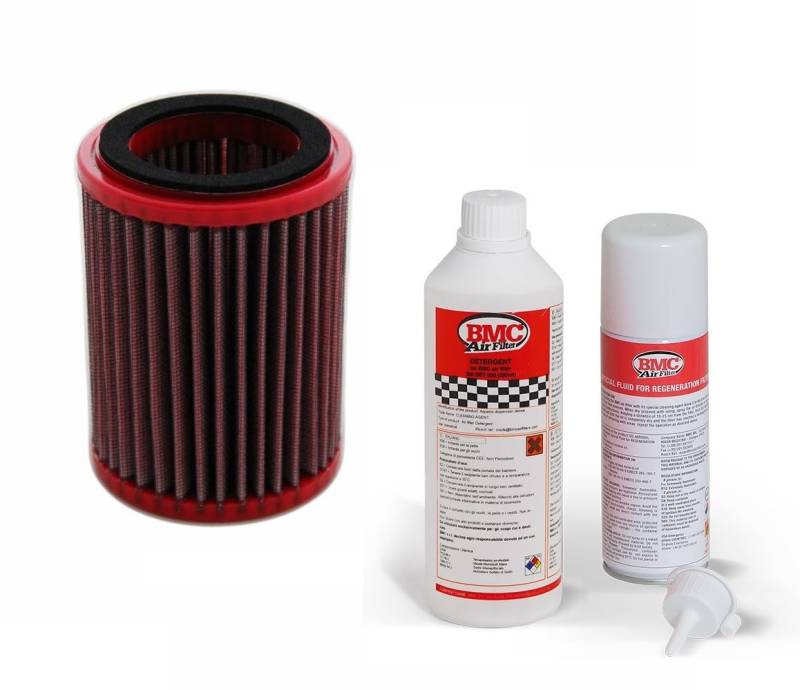 BMC Sportluftfilter Luftfilter+Reiniger kompatibel mit Honda CB600F Hornet PC36 Bj. 2002-2006 von TSS Handel