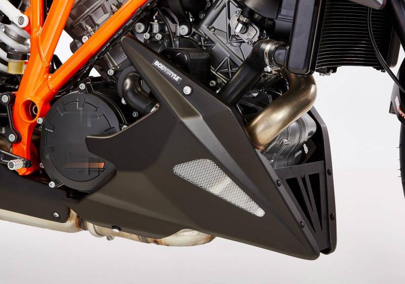 TSS Handel Bugspoiler für KTM 890 Duke R & R2 Duke (2020-2023), Schwarz-matt, ABS Kunststoff, Front, Einschraubbar von TSS Handel