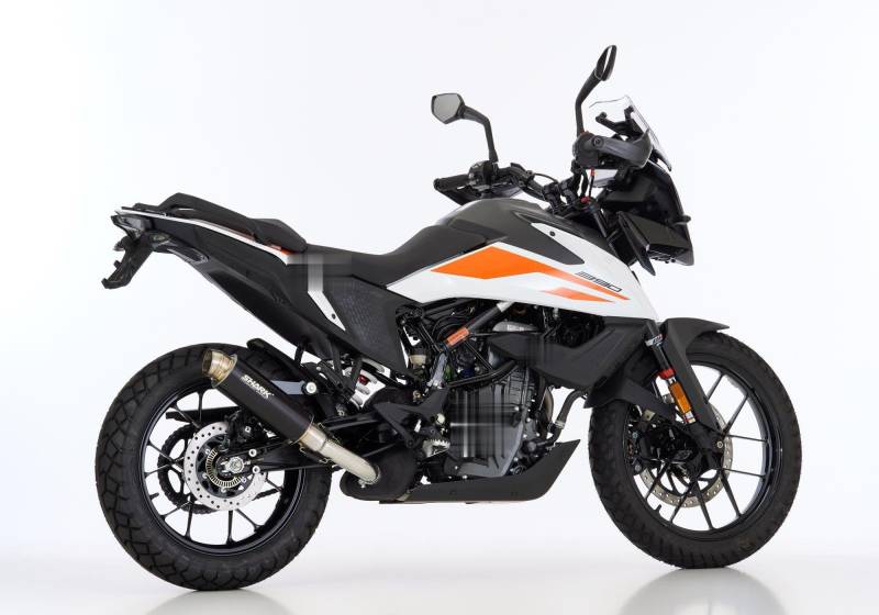 SHARK SRC 4 Slip on Ersatzdämpfer (1-1) Super Short kompatibel mit KTM 390 Adventure KTM IS Adventure Bj. 2020-2023 von TSS Handel