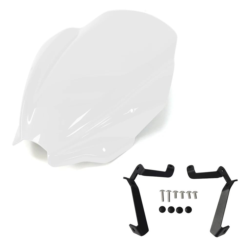 Fliegengitter Visier Protector Für Suzuki GSX GSX8S 2023 2024 Motorrad Windschutzscheibe Frontscheiben Deflektor Erhöhung(Transparent) von TTADINUDD