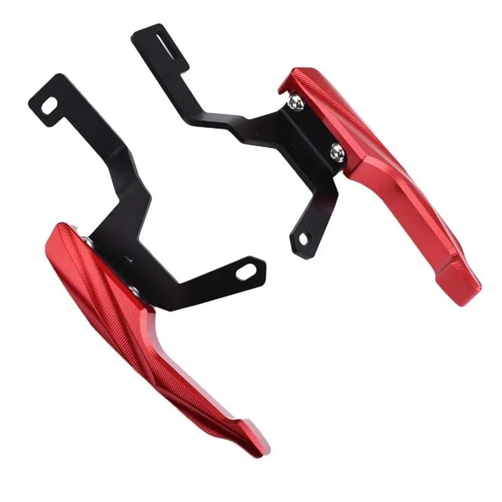 Motorrad Handlauf Heckhalterung Griff CNC Aluminium Heckarmlehne Verdickter Beifahrersitz Für Suzuki GSX250 GSX250R 2017-2024(Red) von TTADINUDD