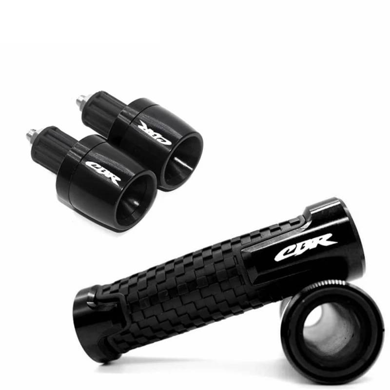 Motorrad Lenkergriffe Griffe Für H&ONDA CBR 600 F2 F3 F4 F4i CB599 CBR600RR CBR1000RR CB900RR 7/8'' 22mm Motorrad Lenker Grip Ende Griff Bargrips(A Set Black) von TTADINUDD