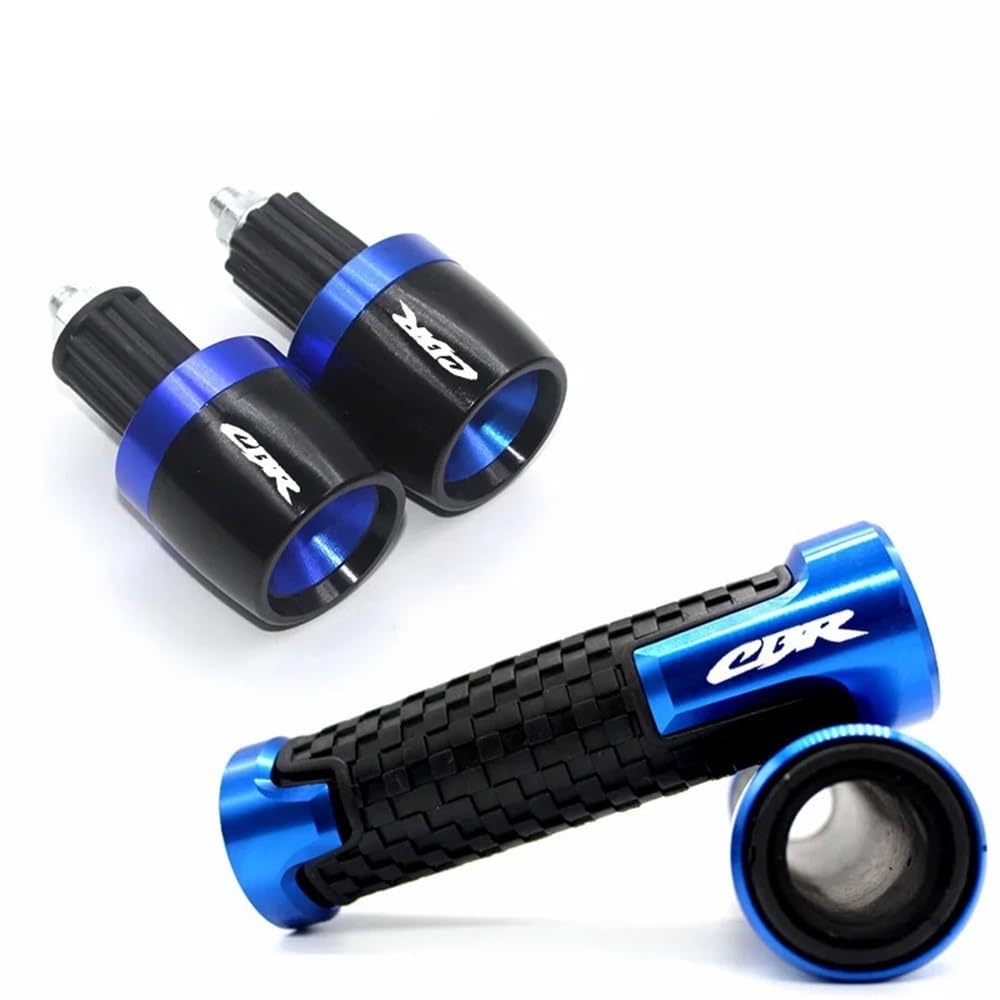 Motorrad Lenkergriffe Griffe Für H&ONDA CBR 600 F2 F3 F4 F4i CB599 CBR600RR CBR1000RR CB900RR 7/8'' 22mm Motorrad Lenker Grip Ende Griff Bargrips(A Set Blue) von TTADINUDD