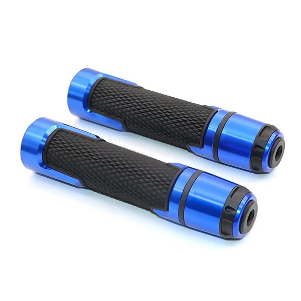 Motorrad Lenkergriffe Griffe Für H&ONDA Forza 750 Forza750 2020 2021 2022 Motorrad 22mm Lenker Griffe Griff Bar Hand Enden Stecker(Blue) von TTADINUDD