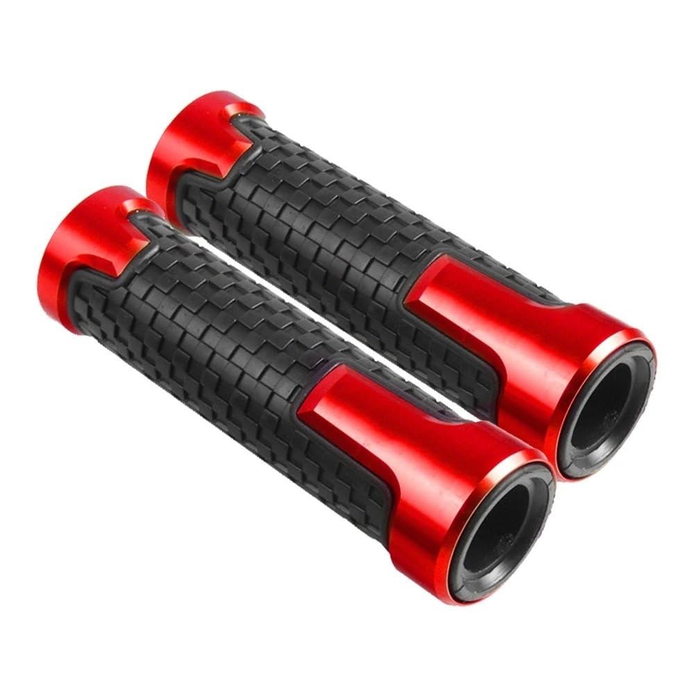 Motorrad Lenkergriffe Griffe Für KA&was&AKI Ninja ER-6N 2006-2018 ER6N ER 6N Motorrad Aluminium Anti-Rutsch-Lenker Lenker Handgriffe(Red) von TTADINUDD