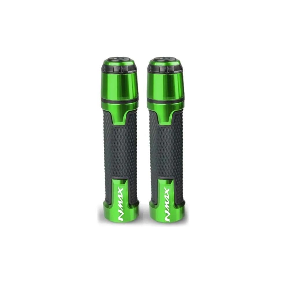 Motorrad Lenkergriffe Griffe Für Y&AMA&HA NMAX155 N MAX NMAX 155 N-MAX 125 Alle Jahr Motorrad 7/8 "22MM Anti-Slip Lenker Hand Griffe Ende Griff Grip Enden(Green) von TTADINUDD