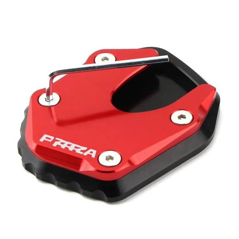 Motorrad Seitenständerpolster Für H&ONDA Forza 750 FORZA750 2020 2021 2022 2023 Motorrad Zubehör Ständer Seite Stehen Verlängerung Pad Fuß Unterstützung Platte(Red) von TTADINUDD