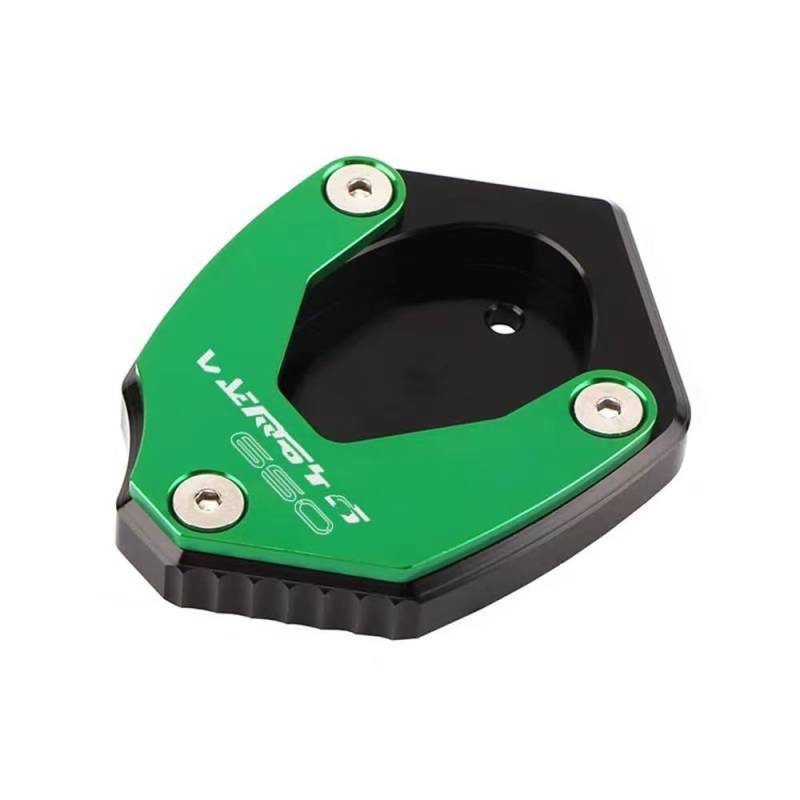 Motorrad Seitenständerpolster Für KA&was&AKI Ve&rs&ys 650 2010-2023 2022 2021 2020 Motorrad Seite Stehen Pad Platte Kickstand Enlarger Unterstützung Verlängerung(Green) von TTADINUDD