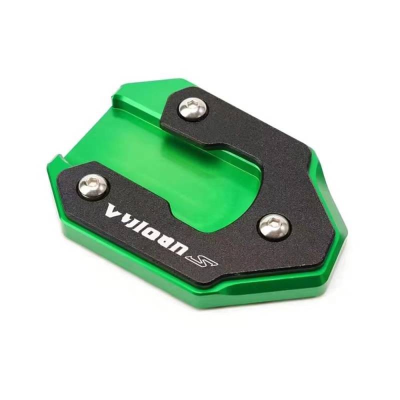 Motorrad Seitenständerpolster Für KA&was&AKI Vu&lc&an S 650 VN650 2015-2023 2021 Motorrad CNC Kickstand Fuß Seite Stehen Verlängerung Pad Unterstützung Platte(Green) von TTADINUDD