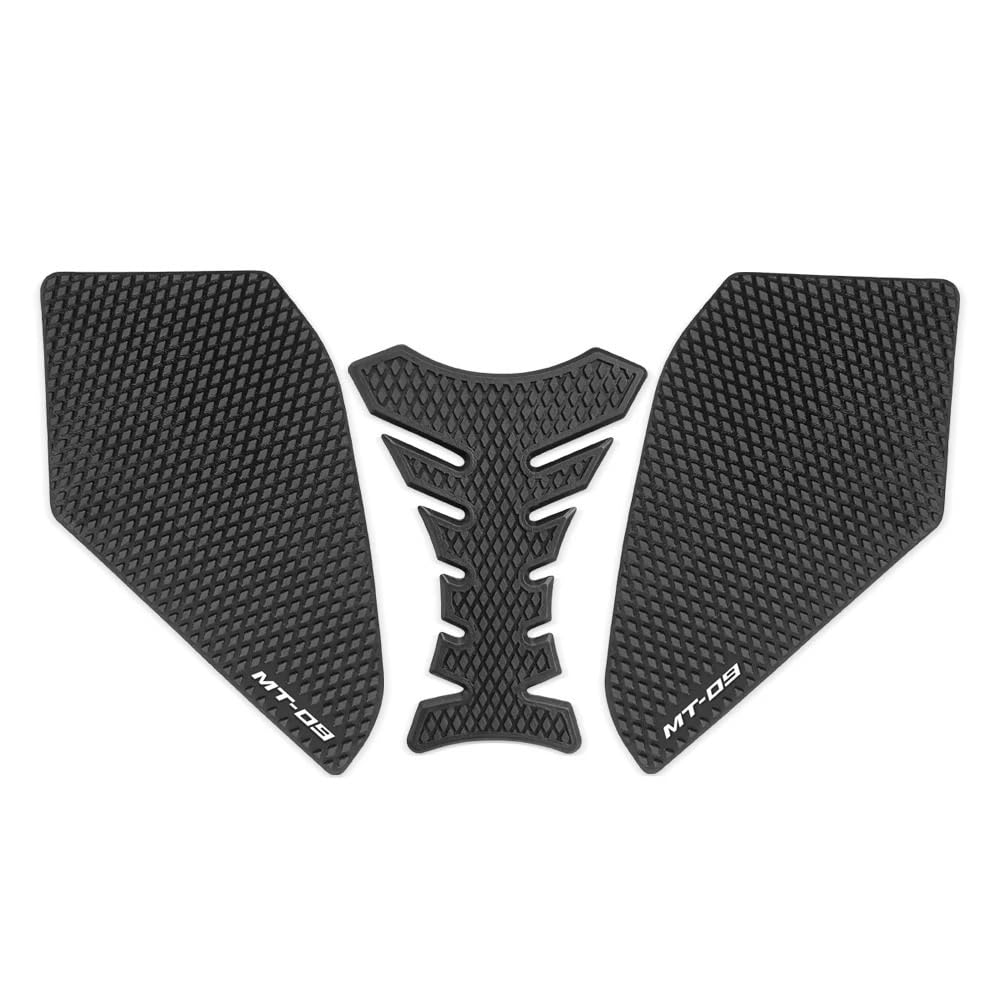 Motorrad Tank Traction Pads Für Y&AMAHA Mt 09 MT09 MT-09 2024 Motorrad Tank Pad Schutz Aufkleber Gas Knie Grip Tank Traktion Pad von TTADINUDD