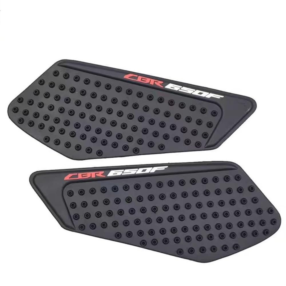 Motorrad Tankschutz Für H&ONDA CBR650F CBR650 2014-2018 CBR 650F Tank Antirutschmatte Beine Gummischutz Aufkleber Pad Zubehör(Red) von TTADINUDD