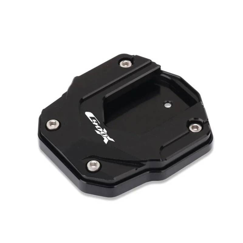 Seitenständer-Stützplatte Für B&MW C400X C400GT C400 X GT K51 2019-2023 Motorrad Kickstand Fuß Seite Stehen Verlängerung Pad Unterstützung Platte Vergrößern Stehen(Black-C400X) von TTADINUDD