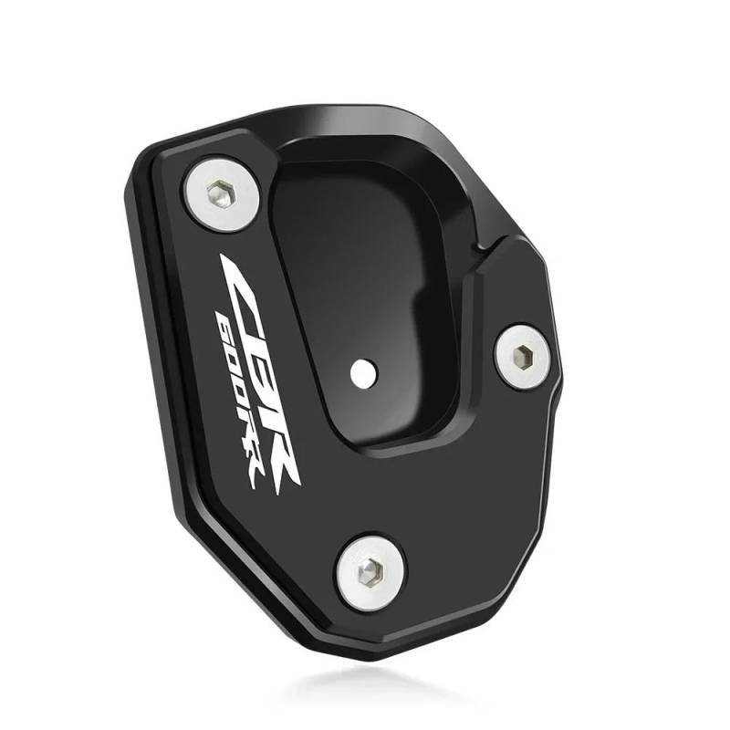 Ständerverlängerungspolster Für H&ONDA CBR600RR Cbr600rr Cbr600 Rr 2007-2023 Motorrad CNC Kickstand Seite Stehen Verlängerung Pad Enlarger Unterstützung Platte(Black) von TTADINUDD