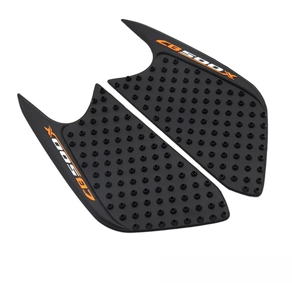 Wasserdichter Gummiaufkleber Für CB500X CB 500X Cb 500 X 2017-2020 Motorrad Anti Slip Tank Pad Aufkleber Pad Seite Gas Knie Grip Schutz(Black2) von TTADINUDD