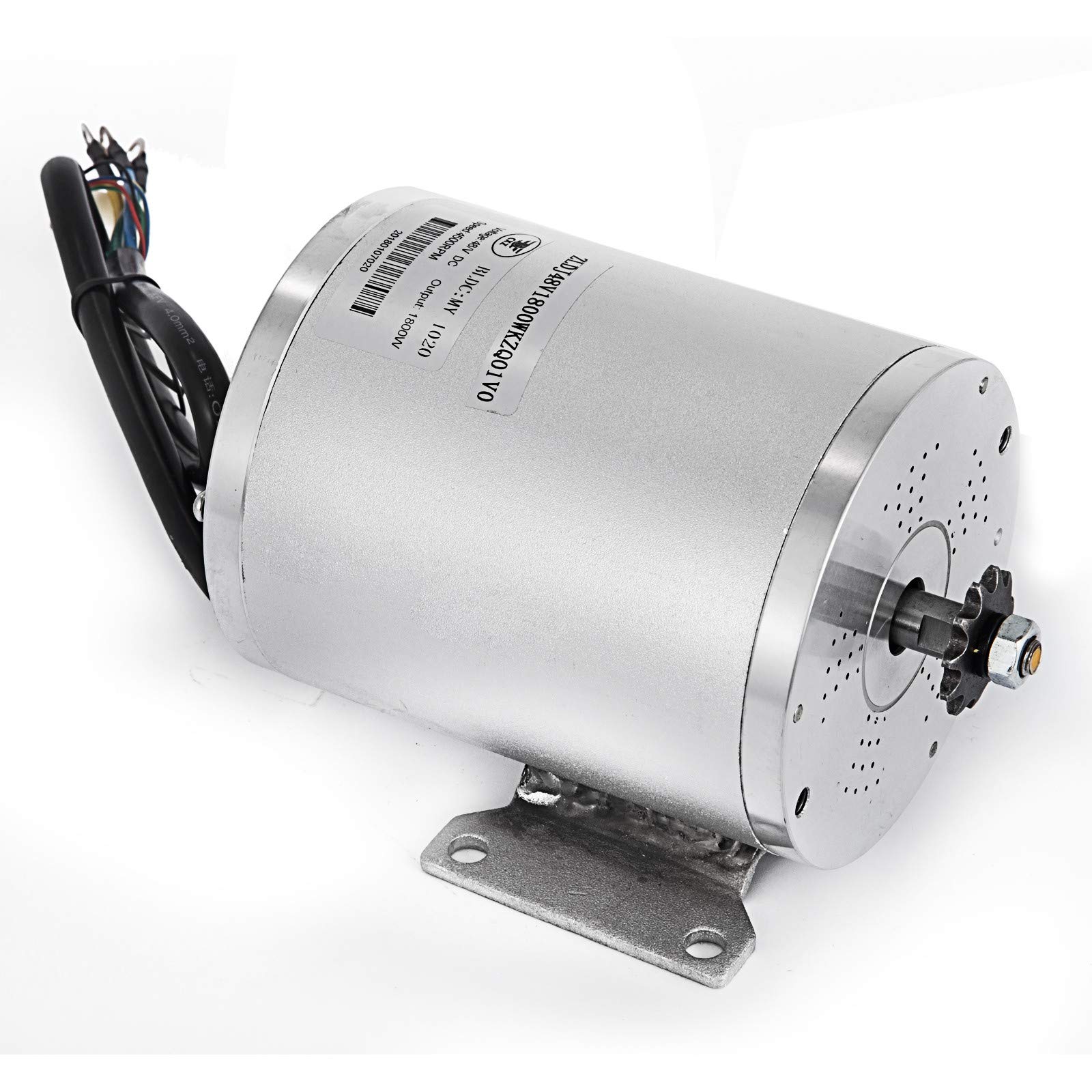 VE 48V Elektrischer Bürstenloser, Gleichstrommotor 1800W, Bürstenloser Elektromotor 4500 U, Brushless Electric Motor von TTAMG