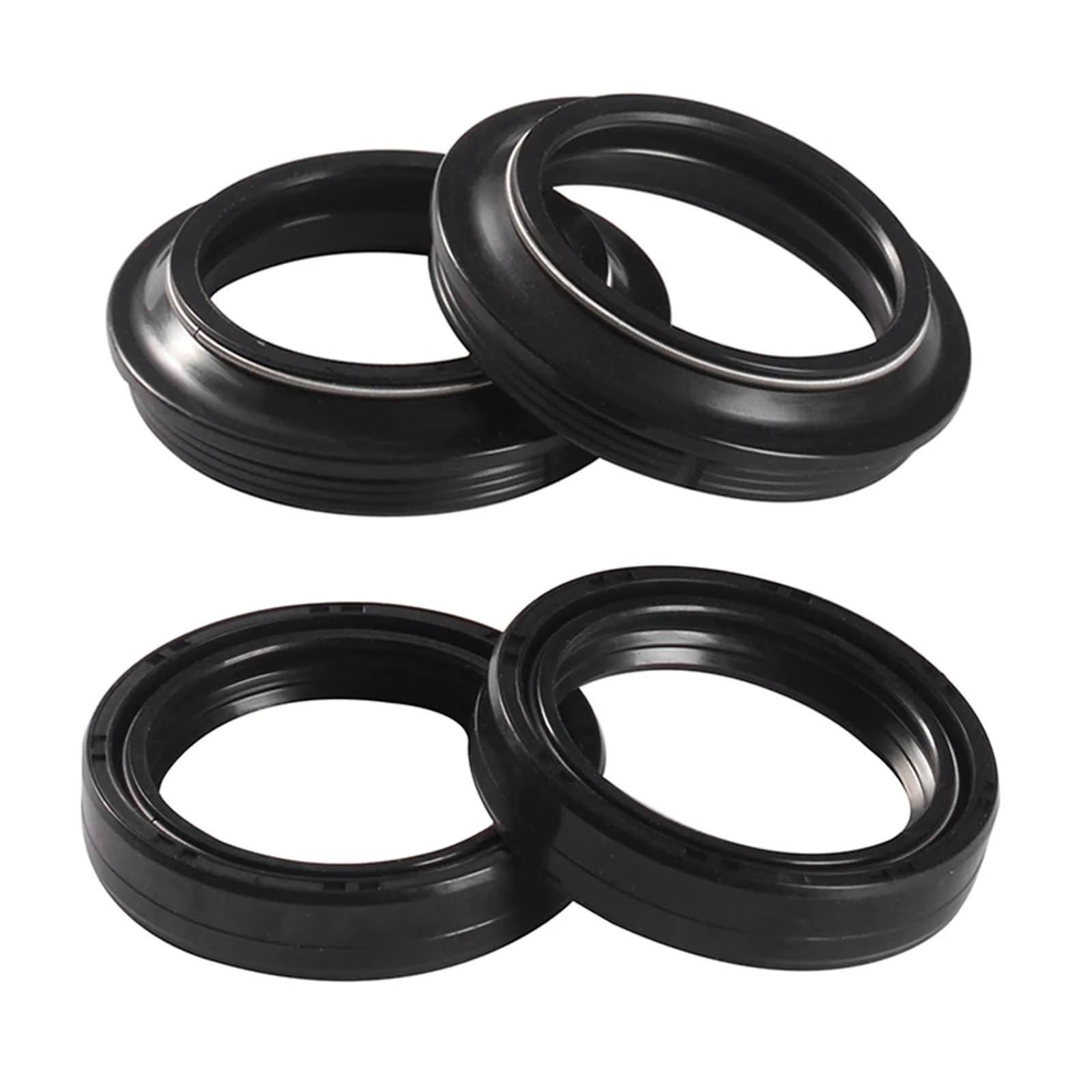 Motorrad Gabel Dämpfer Öl Dichtung & Staub Abdeckung for F750 F 750 GS750 GS 750 F750GS 2018-2019(2pcs oil 2pcs dust) von TTENWVNZ