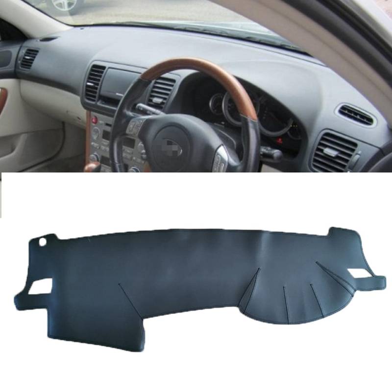 TTOILS Leder Dashmat Dashboard Cover Pad Dash Mat Teppich, für Subaru Outback Legacy B4 2003 2004 2005 2006 2009 Zubehör von TTOILS