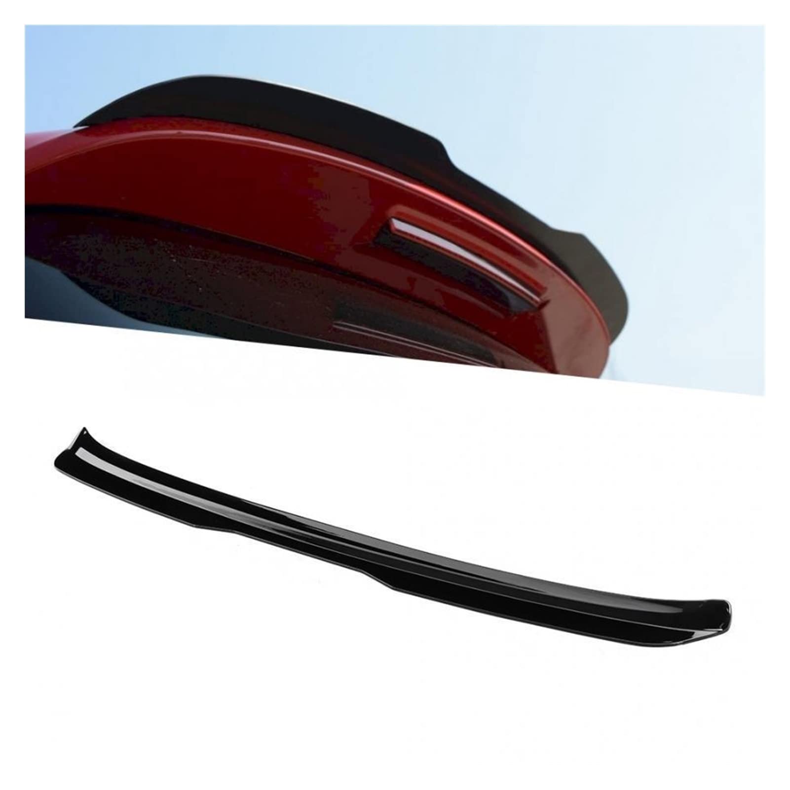 Auto Heckspoiler Flügel Gloss Black Design Dachspoiler for VW Golf 6 GTI R R20 2009-2013 Auto Spoiler Wing von TTSJSM