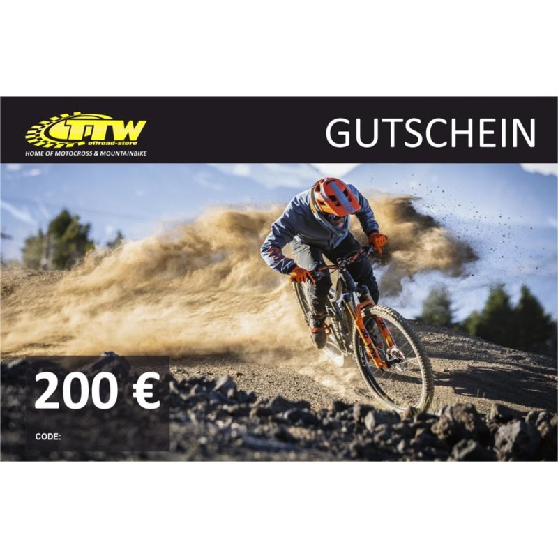 TTW-Offroad Einkaufsgutschein MTB 200€ von TTW-Offroad