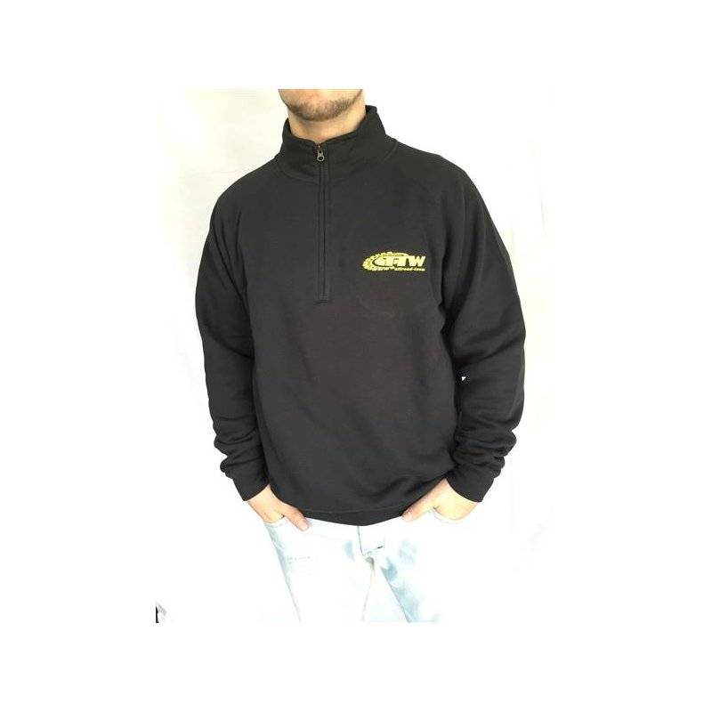 TTW-Offroad Pullover mit Kragen Schwarz S von TTW-Offroad