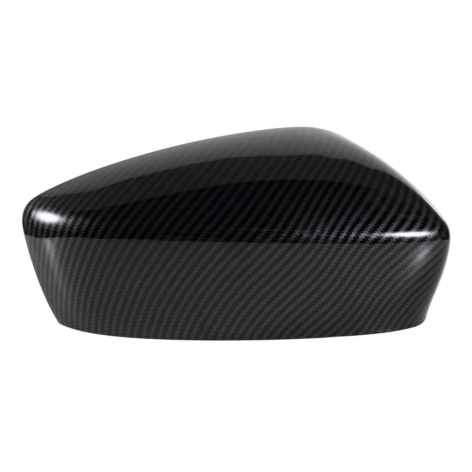 Auto Spiegelkappen,Auto Rückspiegel Kappe Carbon Fiber Muster Tür Rückspiegel Abdeckung Kappe Gehäuse Fit Verwenden for Mazda 3 Axela 2014-2016 Auto Zubehör(Carbon Pattern Right) von TUANZUN