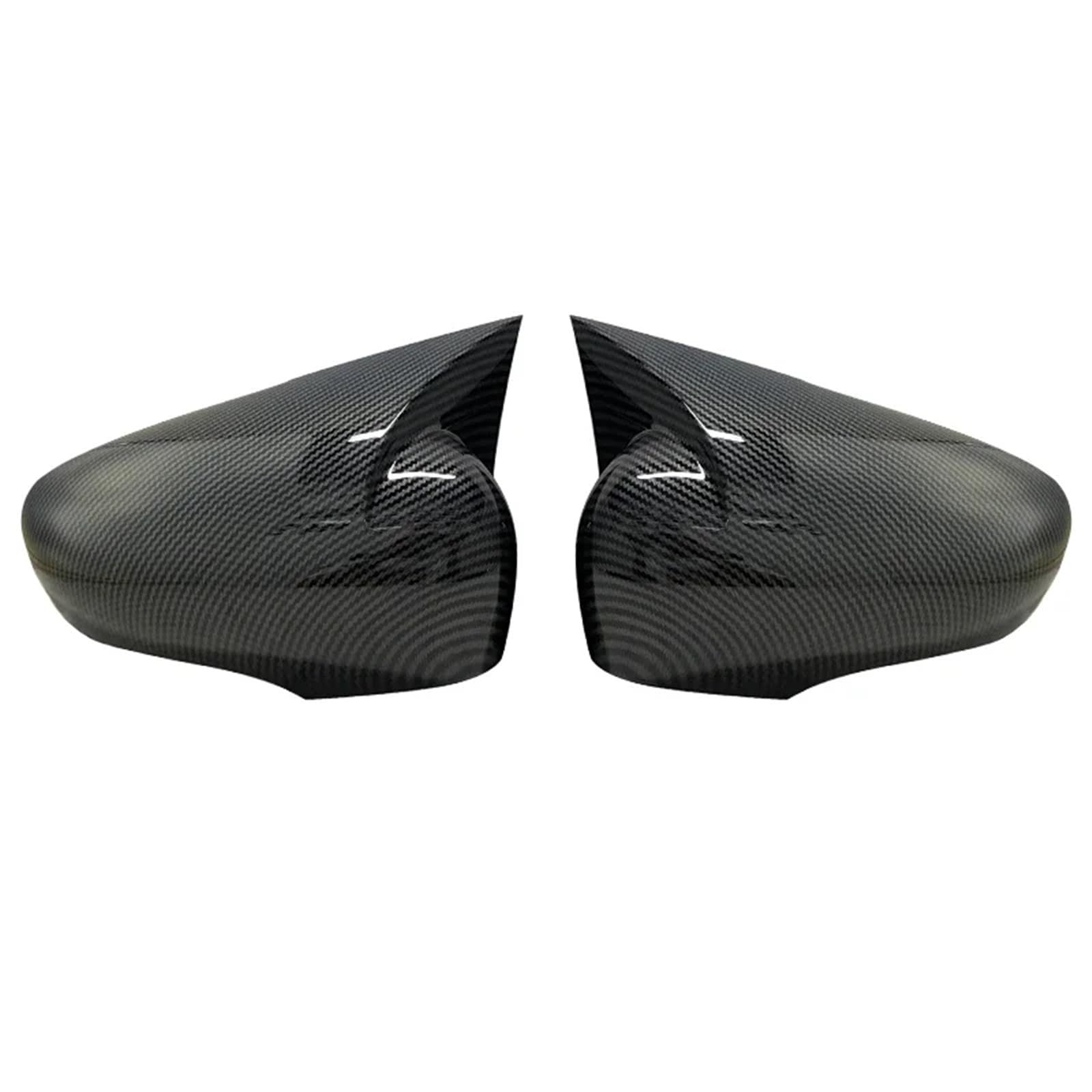 Auto Spiegelkappen,Auto Rückspiegel Kappe Seitenspiegelabdeckung passend for Clio 4 IV 2012–2020, Zubehör, Auto-Sport-Design(Carbon fiber pattern) von TUANZUN