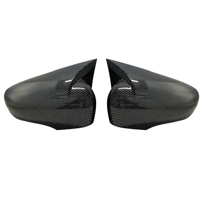 Auto Spiegelkappen,Auto Rückspiegel Kappe Seitenspiegelabdeckung passend for Clio 4 IV 2012–2020, Zubehör, Auto-Sport-Design(Carbon fiber pattern) von TUANZUN