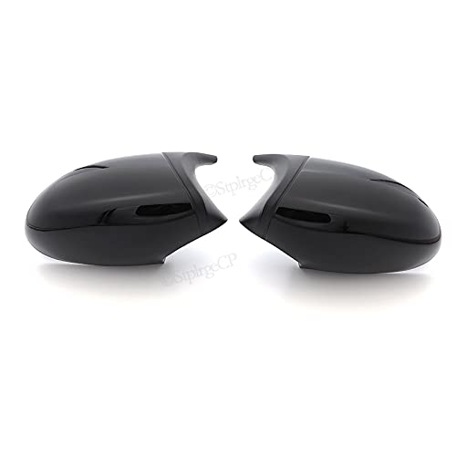 Auto Spiegelkappen,Rückspiegelkappen 2xmirror Cover Auto Seitentür Rückseite Spiegel Abdeckkappe Fit Verwendung For BMW E90 E91 2005-2007 E92 E93 2006-2009 M3 Stil E80 E81 E87. von TUANZUN