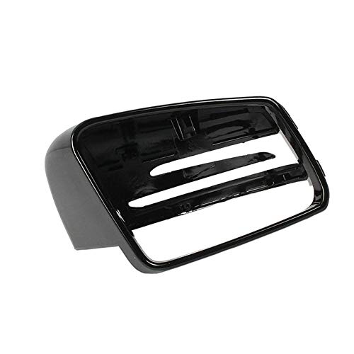 Auto Spiegelkappen,Rückspiegelkappen Auto-Außenspiegel Rearview Schwarz-Fall-Abdeckung Gehäuse L/R fit verwendung für Mercedes-Benz C-Klasse W176 W246 W204 W212 W221 CLS X156 C117(1PC Right) von TUANZUN