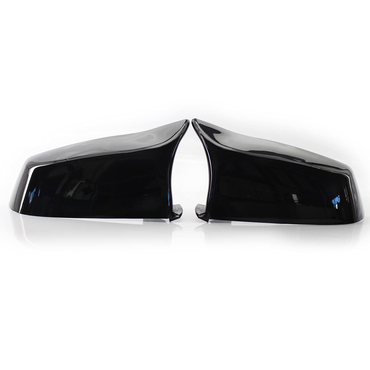 Auto Spiegelkappen,Rückspiegelkappen Kohlefaser Helle Schwarze Seite Rückspiegeldeckel Fit Verwendung For BMW 5 6 7 Serie E60 F10 F07 E63 525I 530I 740LI 75 0I 760LI 730LI.(4) von TUANZUN