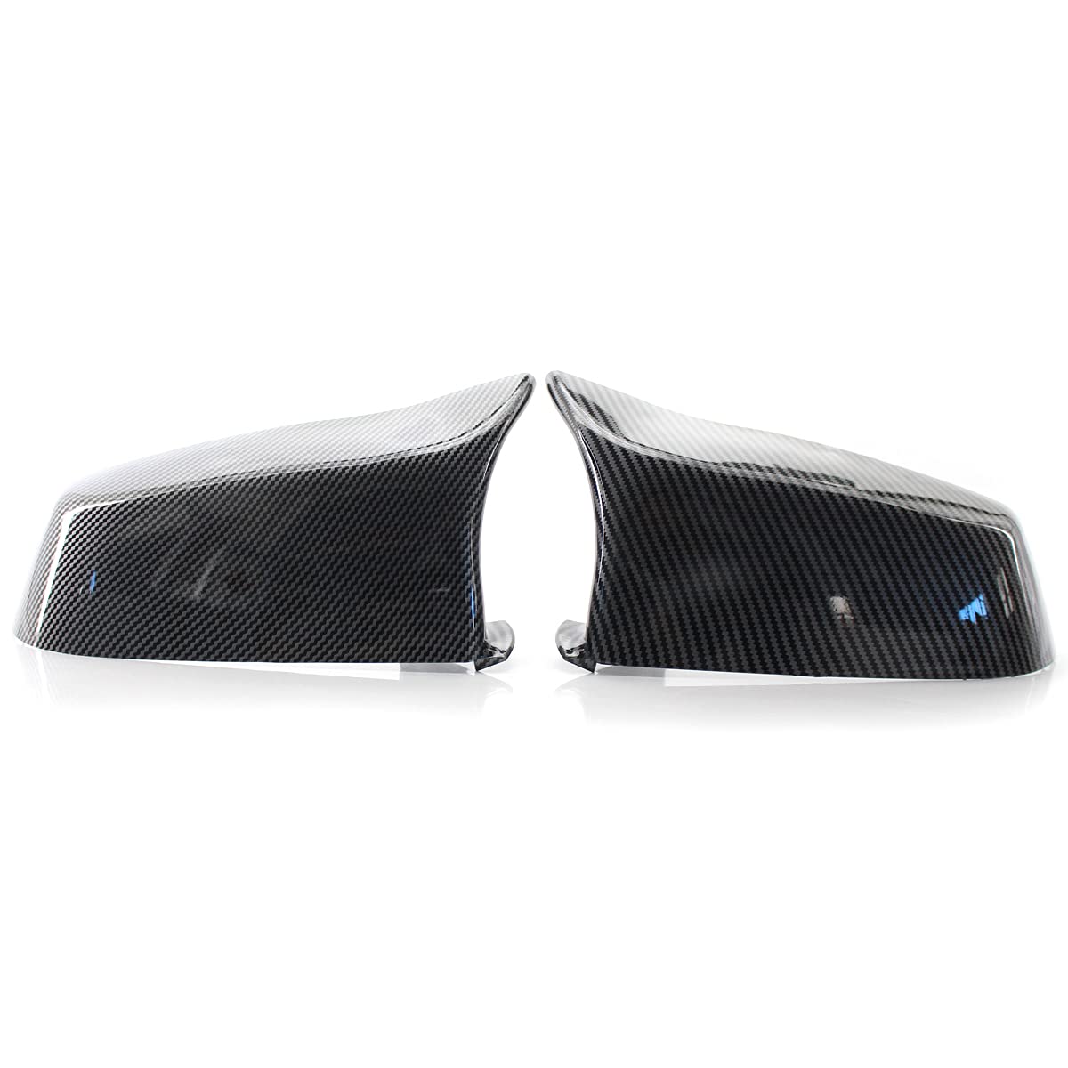 Auto Spiegelkappen,Rückspiegelkappen Rückspiegeldeckel-Kappe Kohlefaser/Schwarze Fit Verwendung For BMW 5 6 7 Serie E60 E61 E63 E64 F01 F02-F04 F06 F07 F10 F10 F13 F12 F13(Carbon fiber) von TUANZUN